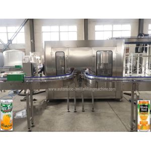 China 33cl Beverage Can Filling MachineMango Lemon Juice Rotary Canning Line wholesale