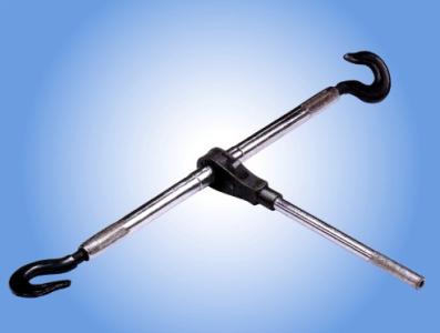 SJS-3 30KN Double Hook Ratchet Turnbuckle For Tightening Conductor and Wire