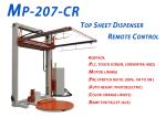 Automatic Turntable Stretch Wrapping Machine With Top Sheet Dispenser