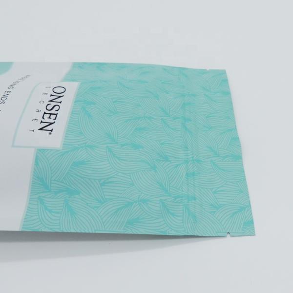 Flexible Printed 15x25cm+5cm Zipper Standing Pouch