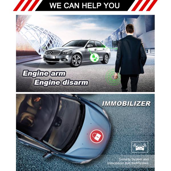 Extraordinary Car Security System , Auto Immobilizer Anti Theft System DC 12V