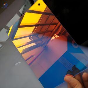 China High Glossiness Iridescent Acrylic Panel , Acrylic Rainbow Sheet Impact Resistance wholesale
