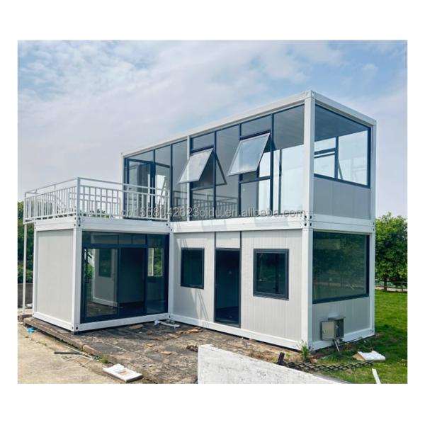 Office Modified Shipping Container for Outdoor Company Steel Modular Double-Story Prefabricated Combination Container Houses