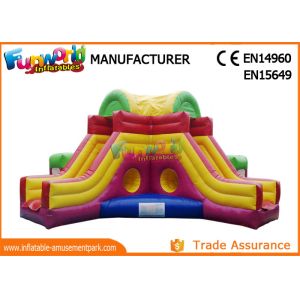 China Mega Obstacle Course Inflatable Amusement Park Playground / Inflatable Fun City wholesale