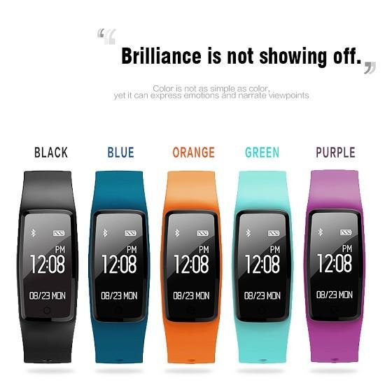 Quality color heart rate smart bracelet  motion tracking and detection of sleep, sedentary reminds, movement patterns  GPS for sale