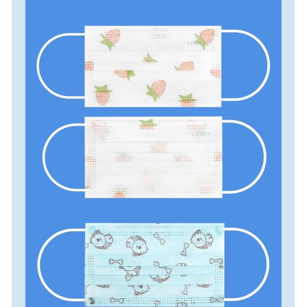 Earloop Children'S Disposable Face Masks