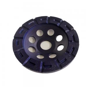 China 180mm Segmented Diamond Cup Wheel 7 Inch Diamond Grinding Wheel For Granite Tile on sale