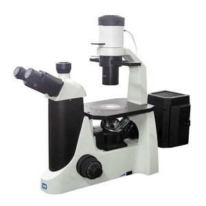 Quality Laboratory Inverted Fluorescence Microscope with U, V, B, G Chroma filters for sale