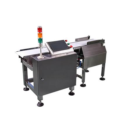 Automatic digital food conveyor belt weight checking machine with push rejector