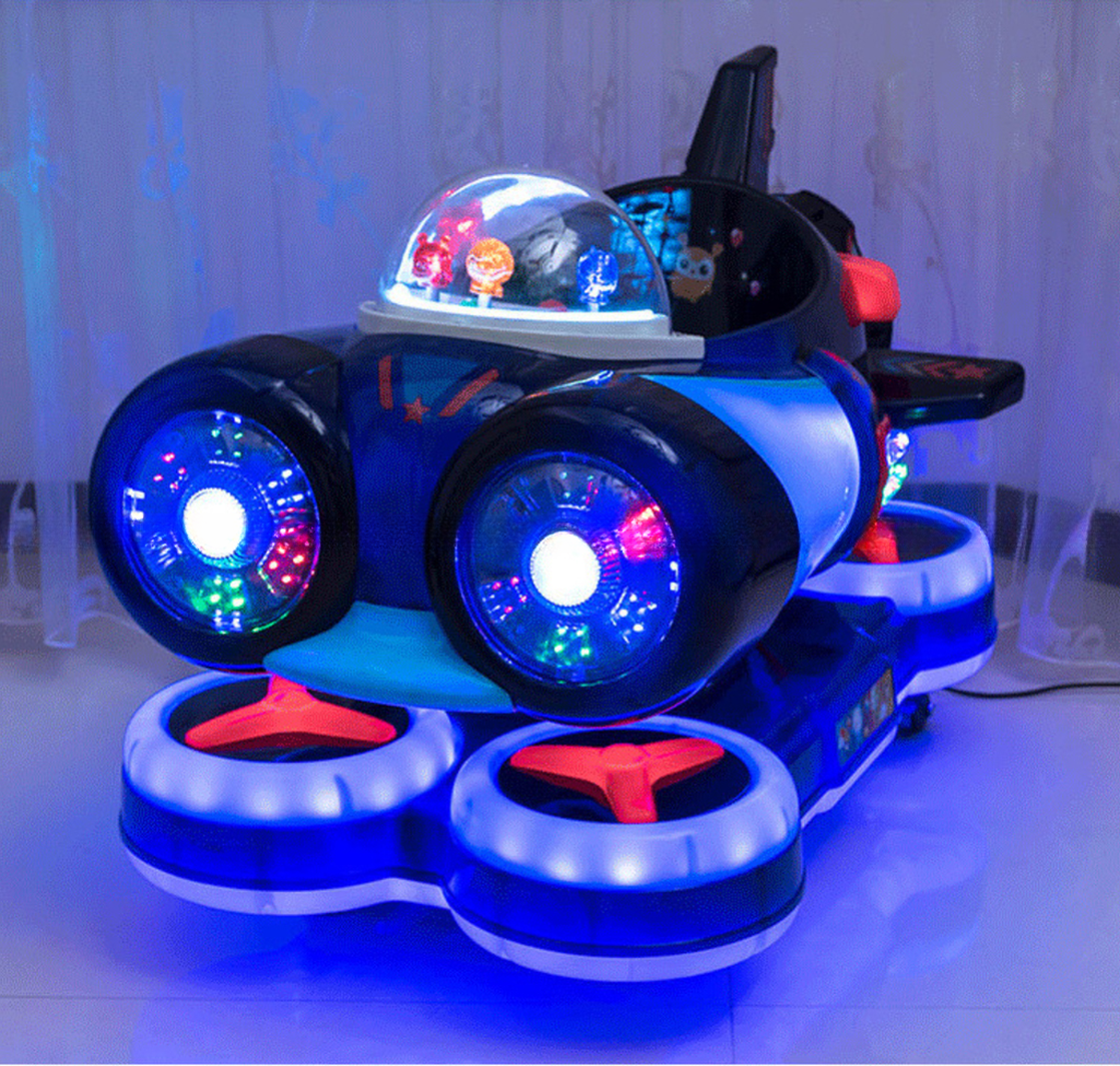 Amusement plastic chilld spaceship kiddie rides eletronic kids swing kiddie rides for children mall