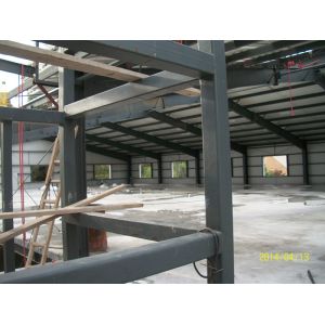 Prefabricated Portal Framed H Section Column Steel Structure Earthquake