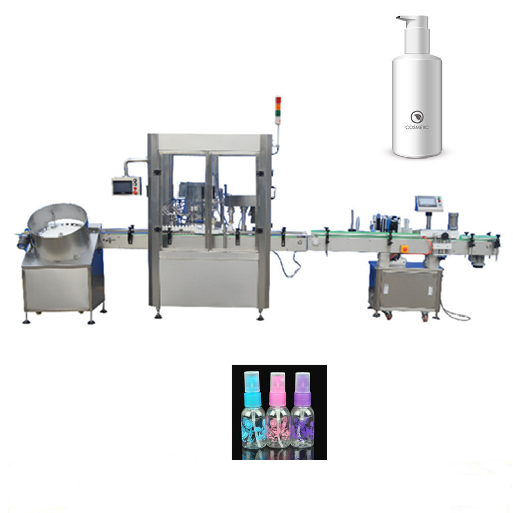 China Full Stainless Steel Perfume Filling Machine With PLC Controller 10-35 bottles/min wholesale