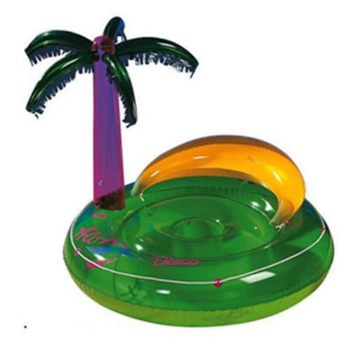 Quality Customized Inflatable Floating Island with Palm Tree for sale