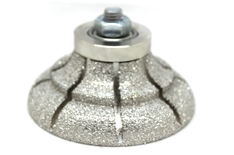 Quartz No3 Grit Granite Bullnose Router Bit 85mm M14 Thread