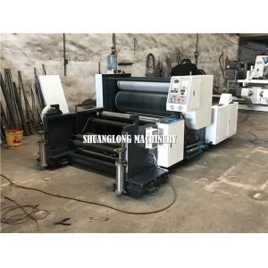 Polyethylene Film Automatic Embossing Machine With Oil Heating SLYW-1350