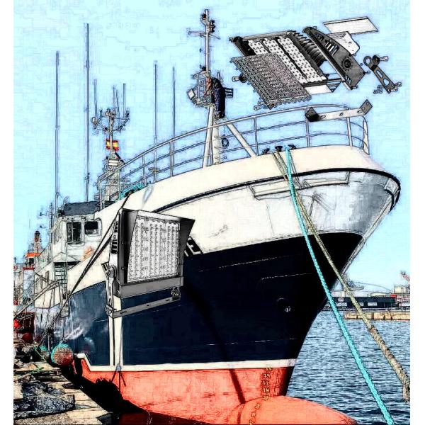 SMD5050 Stainless Steel Waterproof Marine LED Flood Lights