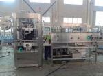 3Kw Sleeve Shrink Labeling Machine OPS , Plastic Flat Bottle Water Plants