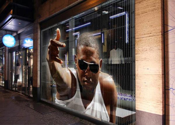 Quality Indoor P3.9 Transparent Glass LED Display Wide View Angle LED Video Display Panels for sale