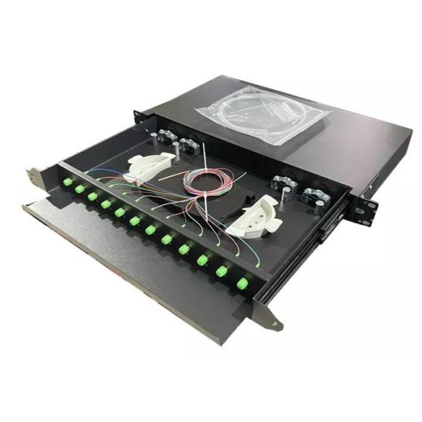 ODF Fiber Optic Distribution Unit Box Fc Drawing Type 19inch