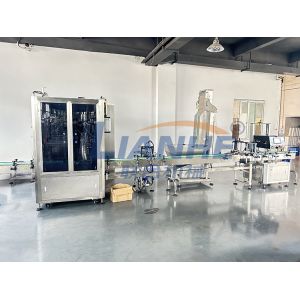 Automatic Shampoo Detergent Cream Jar Piston Filling Capping Machine