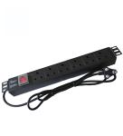 IP20 Protection Level Server Rack RSA PDU Input Voltage 16A Output Current For
