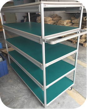 Trolley/Lean pipe workbench/Assembly line