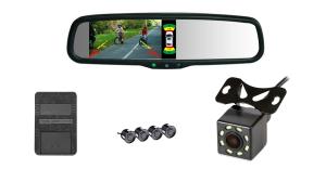 China Auto 4.3&quot; LCD Car Parking Sensor , Rear Parking Sensors Reverse Radar System wholesale