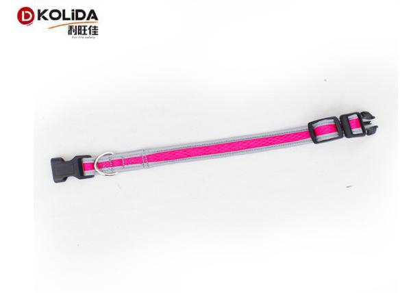 Quality 4 Adjustable Sizes Pink Dog Collars Nature Airmesh With 1 Years Warranty for sale