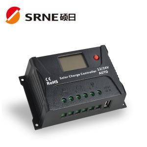 LCD Display Auto Solar Charge Controller 12V 24V For Home Using Controller