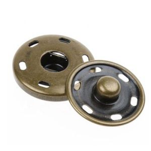 Brass Custom On Snap Buttons For Overcoat Down Jacket / Cotton - Padded Clothes