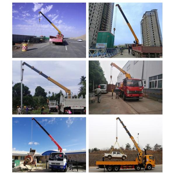 Chinese Dongfeng Brand 6WD 6X6 Truck Mounted Crane With XCMG 8 Tons 10 Ton Crane For military use
