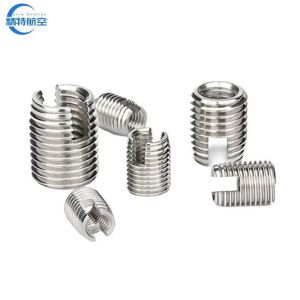 Metric Thread Sizes Circular Hole Self-Tapping Insert Zinc Plated Brass Internal