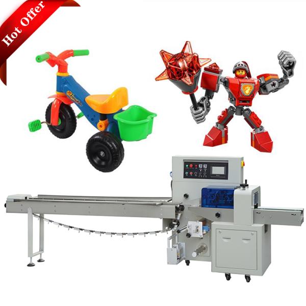 40-180packs/min Automatic Flow Packing Machine , Horizontal Cookie Packing Machine