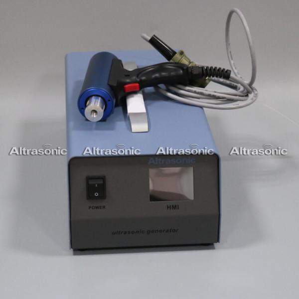 Quality 28Khz Ultrasonic Spot Welding Machine / Hand Ultrasonic Riveting Gun with Titanium Alloy Horn Tip for sale