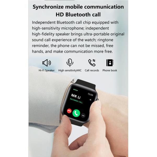 HS6621 W13 ECG PPG SPO2 Smart Watch Pedometer Heart Rate 320*385