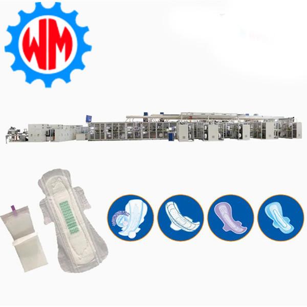 Quality HMI Sanitary Napkin Making Machine Optimized Cost Control and Efficiency Improvement for sale