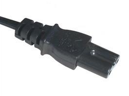 Quality Flexible flat cords with IEC320 C7 plug VDE approval AC power cord for sale