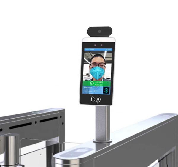 8 Inch Vertical Facial Detect Thermal Camera Android Tablet Wiegand Interface