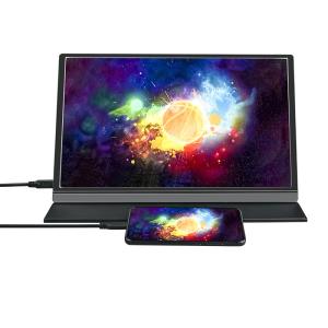 Multiple Language Full Function IPS 15.6 Inch Portable Monitor For Smart Phone