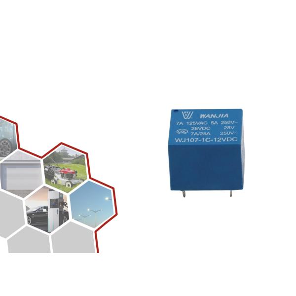 Quality 7A 12VDC 125VAC Cube Small Low Power Relay for sale