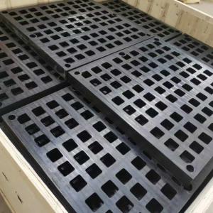 China Module Deck Media Rubber Vibrating Screen Mesh for Ore Application Anti-clogging wholesale