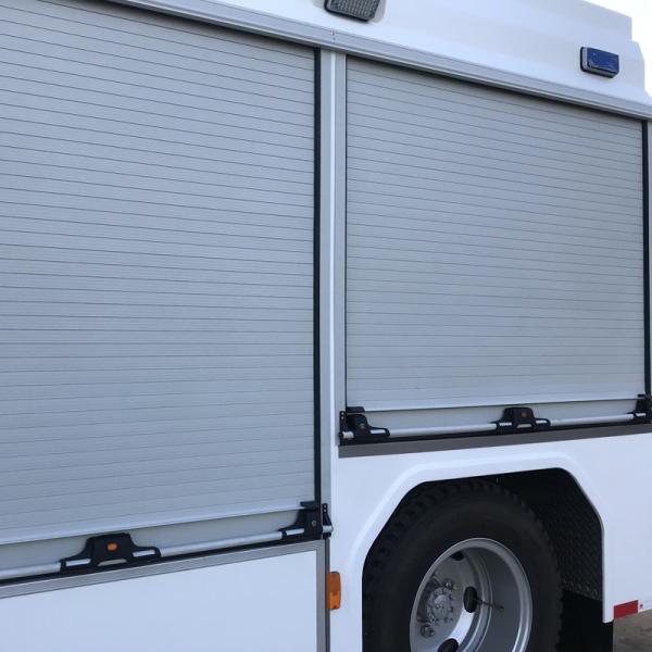 Fire Truck and Emergency Vehicles Accessories Rapid Rollup Door Aluminum Alloy Outdoor Slide Roller Door Rolling Shutter