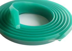 China Red Roll Screen Printing Squeegee 60 - 75A Smooth Surface With 9mm Thickness wholesale