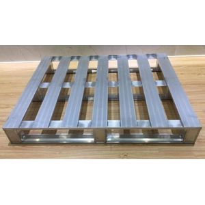 China Lightweight Stackable Metal Pallets Space Saving 2500kg Static Load wholesale