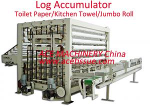 China Fully Automatic Log Accumulator For Toilet Paper Kitchen Towel on sale