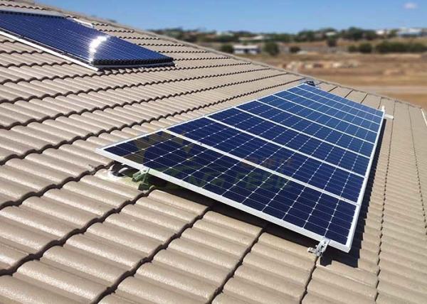 Quality Custom Triangle Solar Roof Racking Systems Suitable For Conrete Rooftop for sale