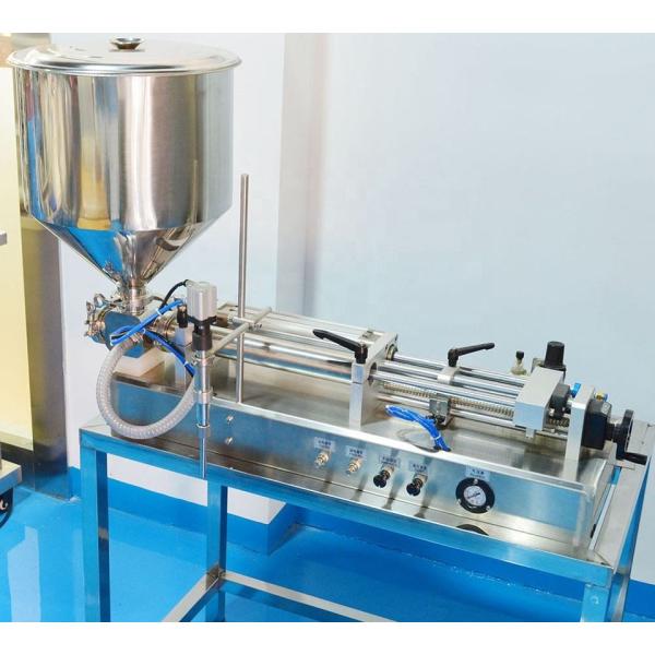 Small Sanitizer Gel Bottle Liquid Filling Machine Semi Automatic 0.75kw