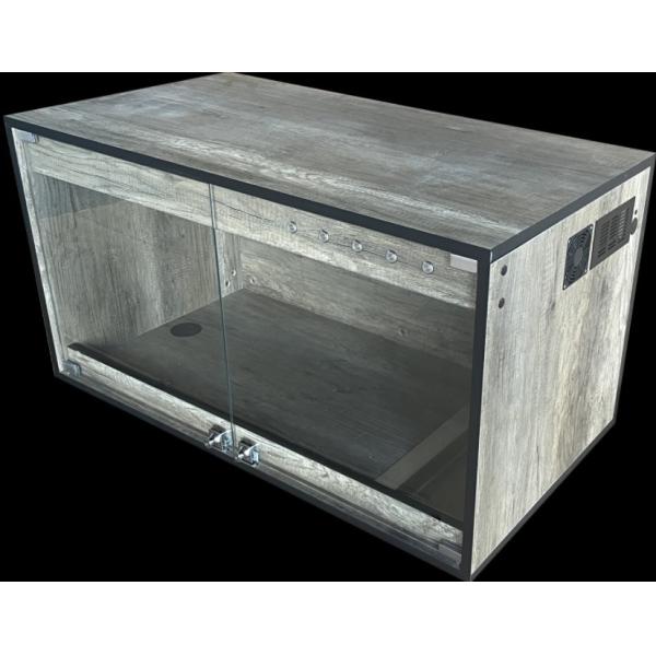 CSPC-100-50-50 Wooden Vivarium Plywood Board Drainage Interface UVA UVB Lamp