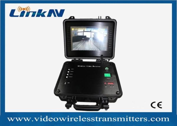 Quality 1-Channel Portable COFDM Video Receiver HDMI CVBS AES256 Enryption with Battery for sale