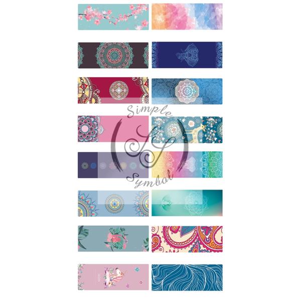 Floor exercises Mat, Gymnastics Mats, Suede/ Microfiber surface Yoga mats, Printing designs, Fitness Yoga mat